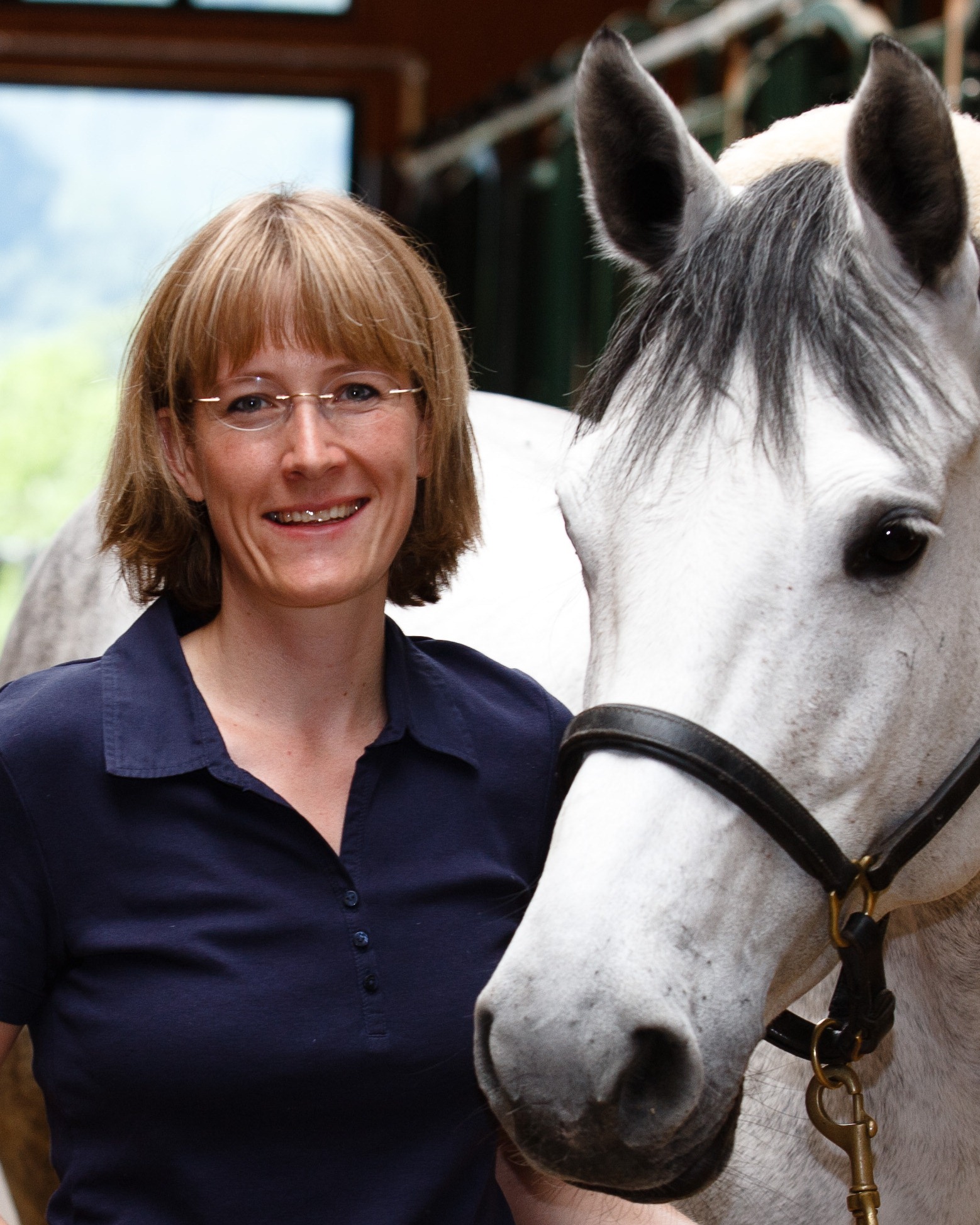 Bild von Anne Becher mit Pferd